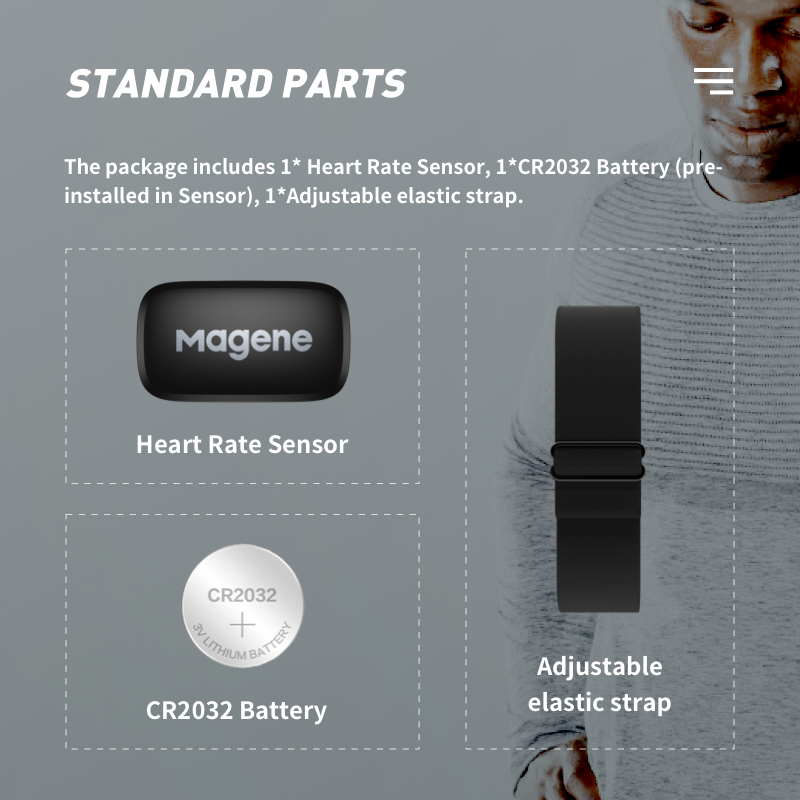 Magene H64 Heart Rate Monitor  - Breath Rate Monitor review and price