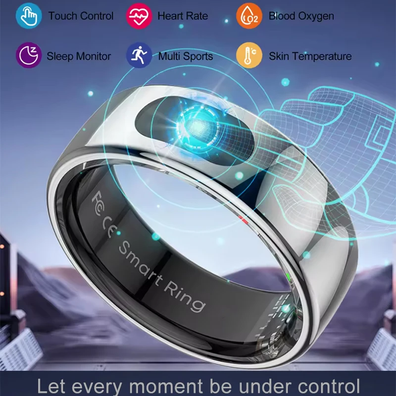 Smart Ring with Charging Case  - Temperature Ring Skin review and price