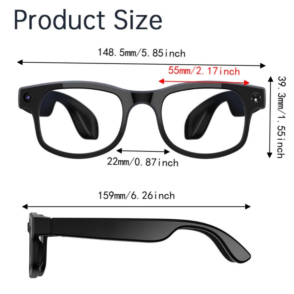 2 in 1 AI Smart Glasses HD Pho - Smart Glasses Lens review and price