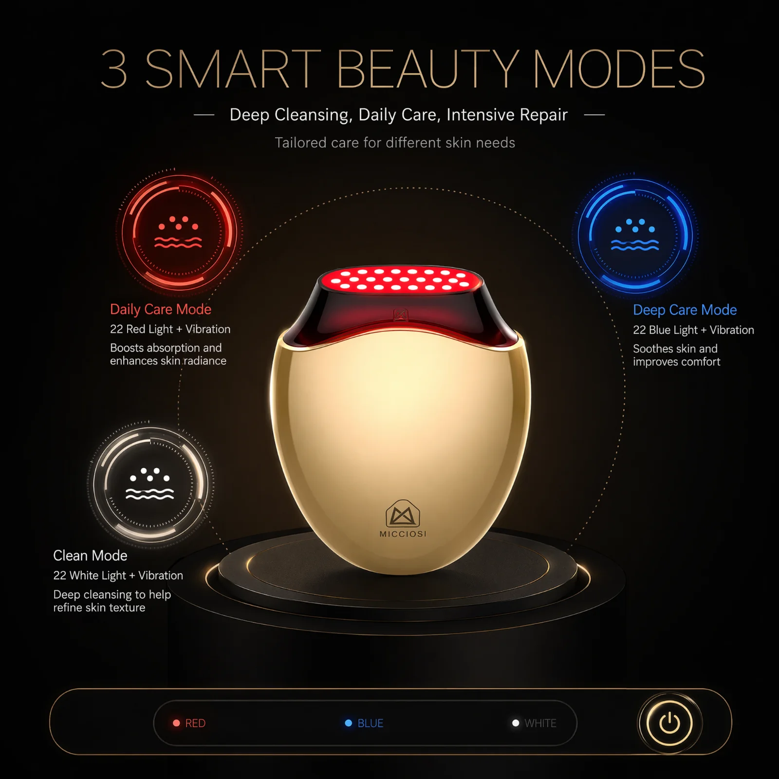 Collagen Beauty Device Facial  - Galvanic Skin Sensor review and price
