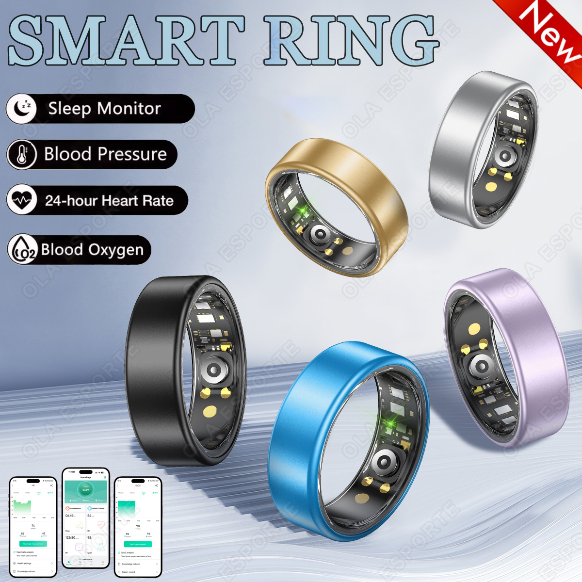 New R09 Smart Ring Men Women w - Temperature Ring Skin review and price