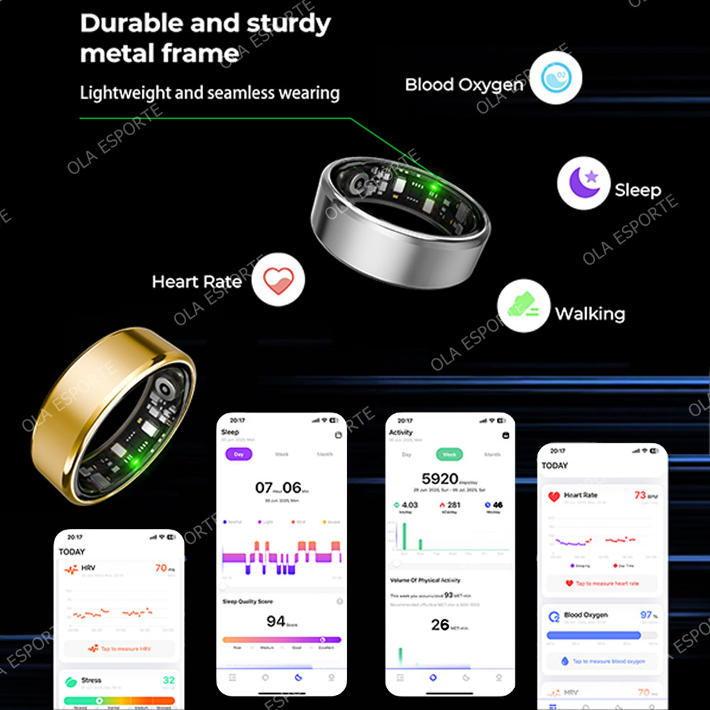 R09 Smart Ring Men Women with  - Temperature Ring Skin review and price
