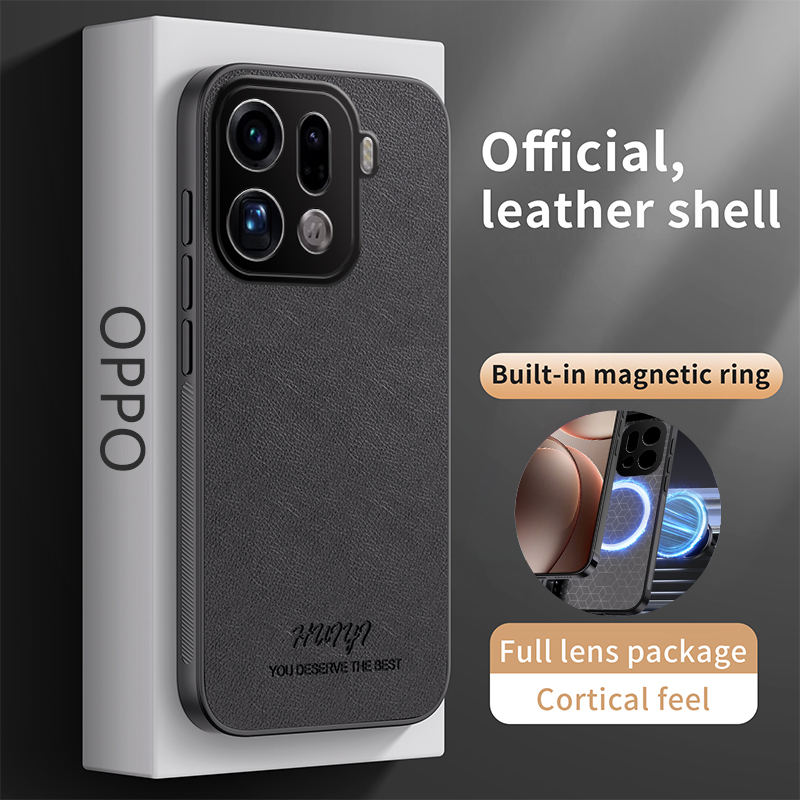 Luxury Built-in Magnet Leather - Oppo Find X8 review and price