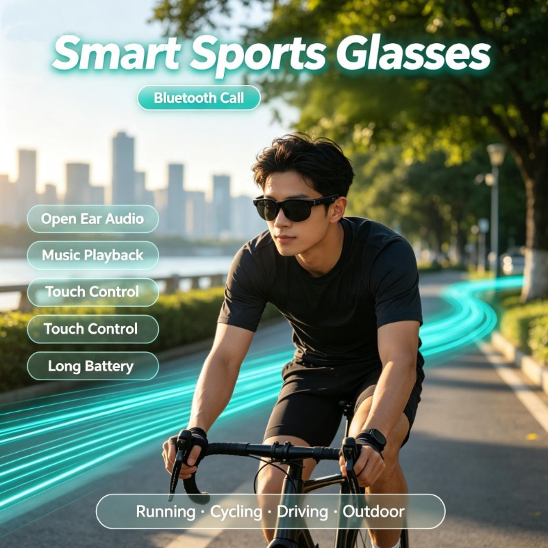 Smart Sports Glasses Open Ear  - Smart Glasses Lens review and price