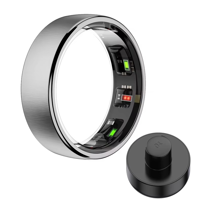 R10 Charging Case Smart Ring M - Temperature Ring Skin review and price