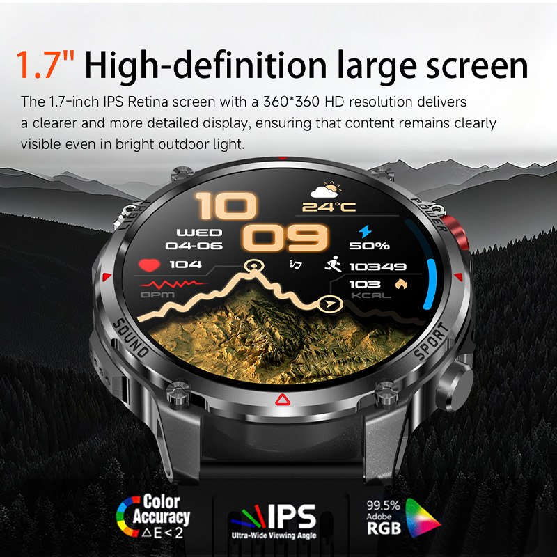Wireless Calling Smart Watch I - Breath Rate Monitor review and price