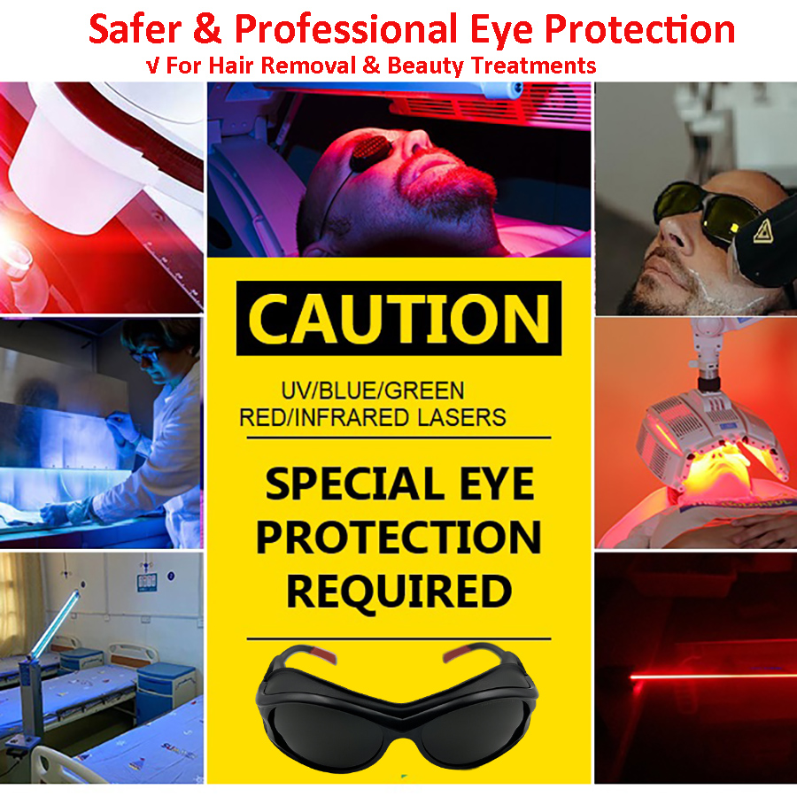 IPL Laser Hair Removal Glasses - Light Therapy Glasses review and price
