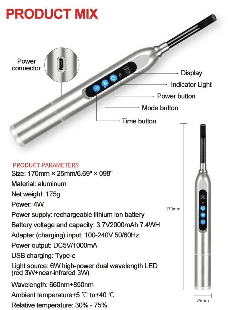Red Light Therapy Device Canke - Galvanic Skin Sensor review and price