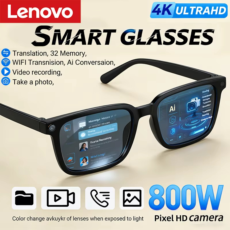 Lenovo AI Smart Glasses 8K HD  - Smart Glasses Lens review and price